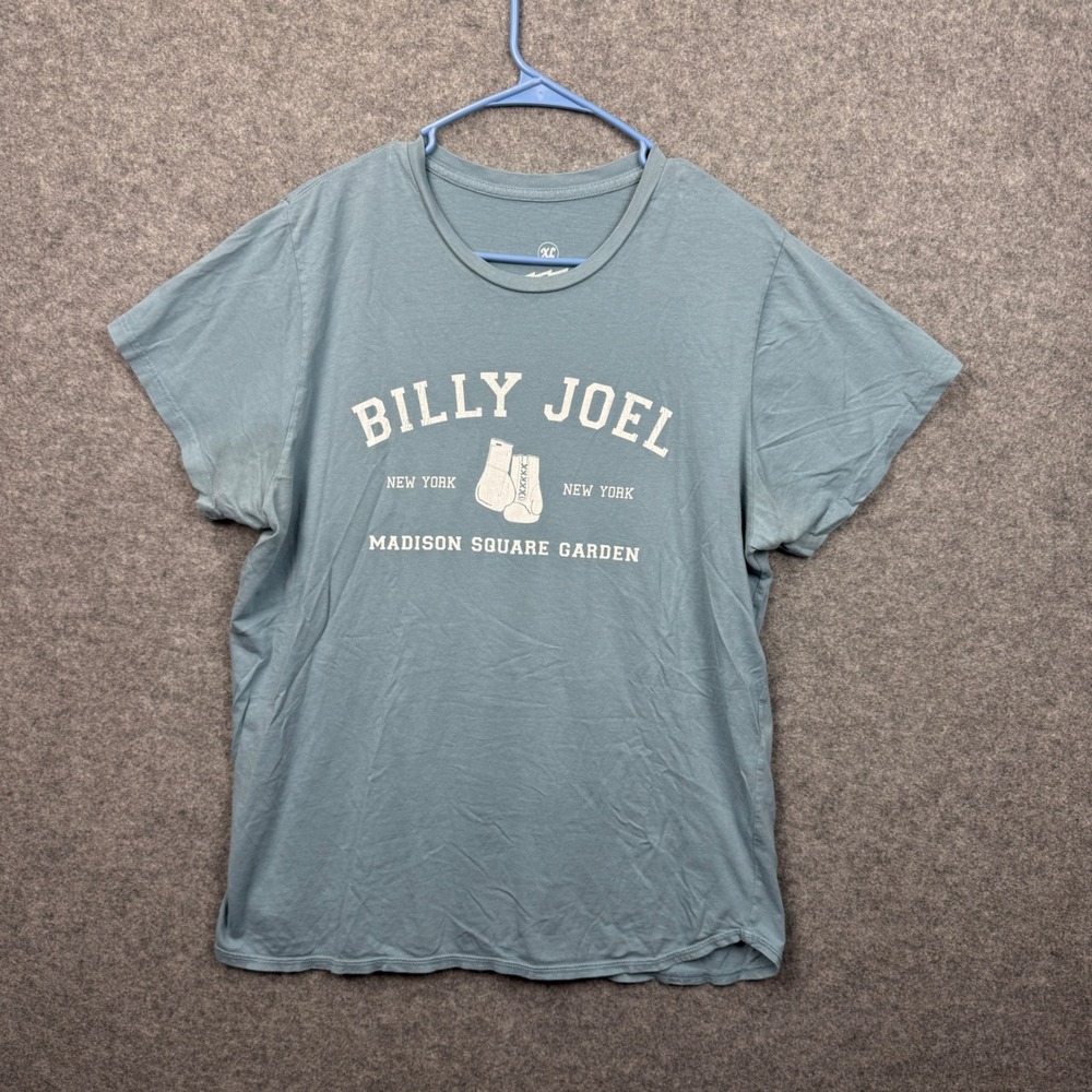 Billy Joel Madison Square Garden Barking Irons T-Shirt Mens XL Blue MSG Joel‎ 18
